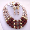 Pure White Nigerian Beads Jewelry Set