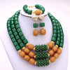 3 Layers Artificial African/Nigerian Coral Beads