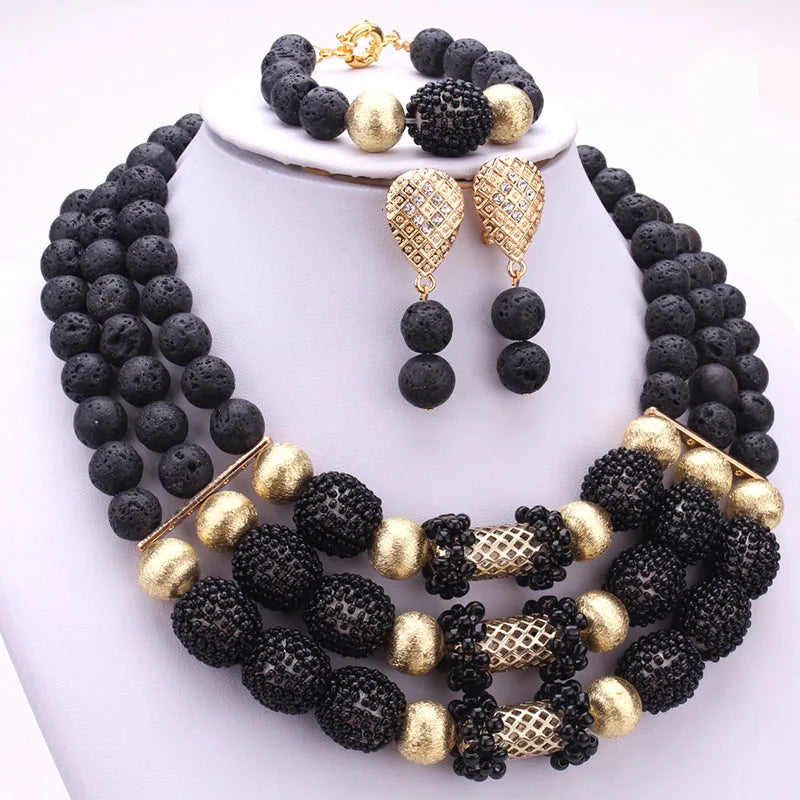 Pure White Nigerian Beads Jewelry Set