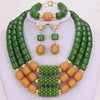 3 Layers Artificial African/Nigerian Coral Beads