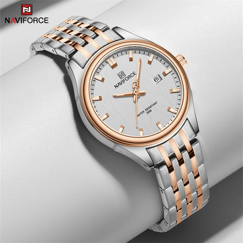 Couple Stainless Steel Luminous Watch