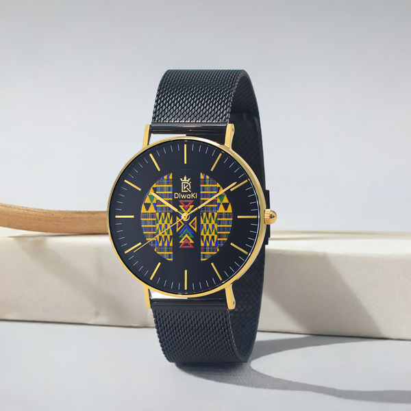 Kente African Print Royal Watch